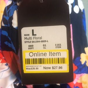 FLORAL ONE PIECE WITH A CRISS CROSS BACK! 👙